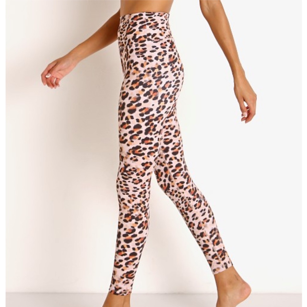 Beach riot piper watercolor leopard leggings